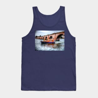 Berwick Upon Tweed RNLI Lifeboat And Old Bridge Tank Top